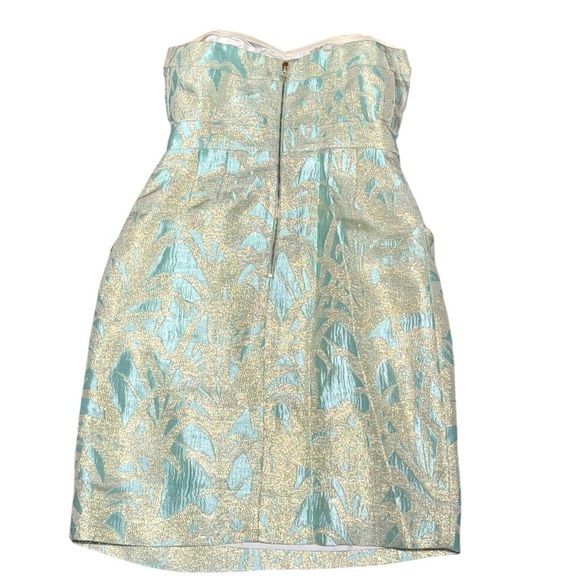 Kate Spade Jacquard Faye Dress Size 2 Strapless Sweetheart Neckline NWT - Picture 4 of 12